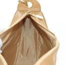 CHANEL Matelasse Chain Shoulder Bag Caviar Skin Beige Gold CC Auth 189729SV-19