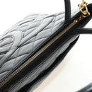 CHANEL Matelasse Standard Tote Bag Caviar Skin Black Gold CC Auth 189730SV-20