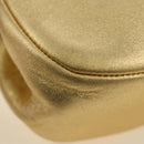 CHANEL Chain Shoulder Bag Leather Gold CC Auth 189731SM-15