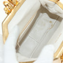 CHANEL Chain Shoulder Bag Leather Gold CC Auth 189731SM-10
