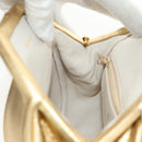 CHANEL Chain Shoulder Bag Leather Gold CC Auth 189731SM-23