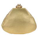 CHANEL Chain Shoulder Bag Leather Gold CC Auth 189731SM-2