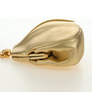 CHANEL Chain Shoulder Bag Leather Gold CC Auth 189731SM-3