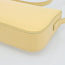 CELINE Triomphe Shoulder Bag Leather Ivory Gold Auth 189733SM-15