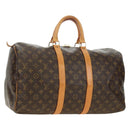 LOUIS VUITTON Monogram Keepall 45 Boston Bag M41428 LV Auth 189735V-1