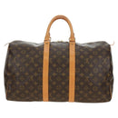LOUIS VUITTON Monogram Keepall 45 Boston Bag M41428 LV Auth 189735V-2
