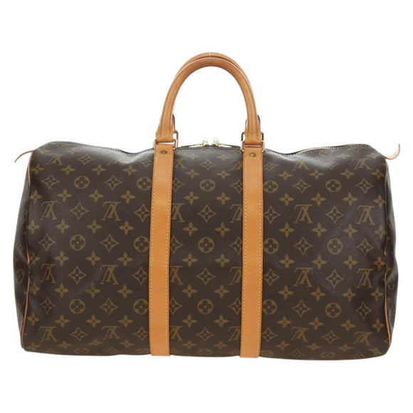 LOUIS VUITTON Monogram Keepall 45 Boston Bag M41428 LV Auth 189735V