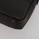 Salvatore Ferragamo Hand Bag Leather 2 Set Black Brown Auth 189737-15