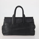 Salvatore Ferragamo Hand Bag Leather 2 Set Black Brown Auth 189737-3