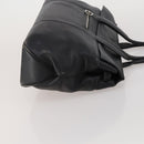 Salvatore Ferragamo Hand Bag Leather 2 Set Black Brown Auth 189737-4