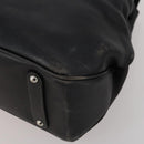 Salvatore Ferragamo Hand Bag Leather 2 Set Black Brown Auth 189737-8
