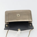 BVLGARI Serpenti Shoulder Bag Leather Gold Auth 189741A-20