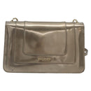 BVLGARI Serpenti Shoulder Bag Leather Gold Auth 189741A-2