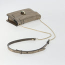 BVLGARI Serpenti Shoulder Bag Leather Gold Auth 189741A-7