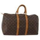 LOUIS VUITTON Monogram Keepall 45 Boston Bag M41428 LV Auth 189744-1