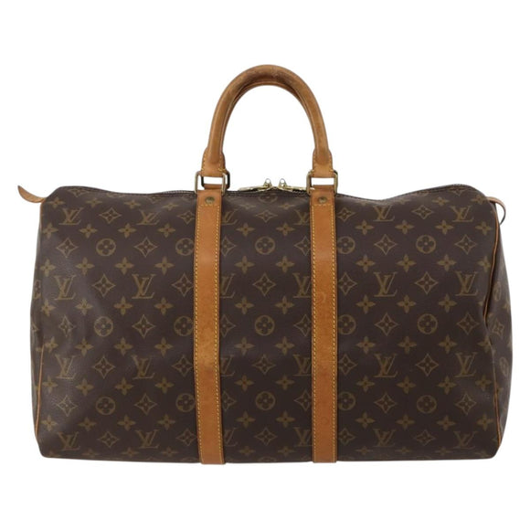 LOUIS VUITTON Monogram Keepall 45 Boston Bag M41428 LV Auth 189744