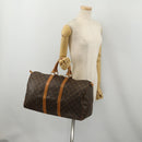 LOUIS VUITTON Monogram Keepall 45 Boston Bag M41428 LV Auth 189744-21