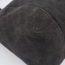 GUCCI GG Canvas Shoulder Bag Black 101292 Auth 189748A-11