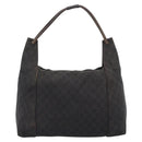 GUCCI GG Canvas Shoulder Bag Black 101292 Auth 189748A-2