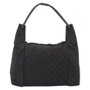 GUCCI GG Canvas Shoulder Bag Black 101292 Auth 189748A-3