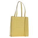 Miu Miu Tote Bag Leather 2way Yellow Gold Auth 189749M-1