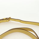 Miu Miu Tote Bag Leather 2way Yellow Gold Auth 189749M-15