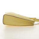 Miu Miu Tote Bag Leather 2way Yellow Gold Auth 189749M-4