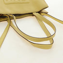 Miu Miu Tote Bag Leather 2way Yellow Gold Auth 189749M-8