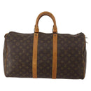 LOUIS VUITTON Monogram Keepall 45 Boston Bag M41428 LV Auth 189750-13