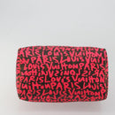 LOUIS VUITTON Monogram Graffiti Speedy 30 Hand Bag Pink M93704 LV Auth 189751SAM-5