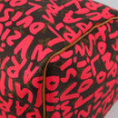 LOUIS VUITTON Monogram Graffiti Speedy 30 Hand Bag Pink M93704 LV Auth 189751SAM-16