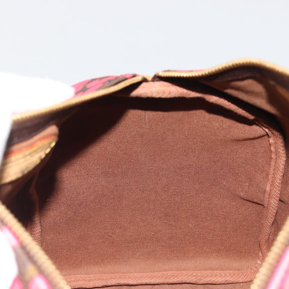 LOUIS VUITTON Monogram Graffiti Speedy 30 Hand Bag Pink M93704 LV Auth 189751SAM