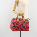 LOUIS VUITTON Monogram Graffiti Speedy 30 Hand Bag Pink M93704 LV Auth 189751SAM-24