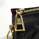 LOUIS VUITTON Monogram Emboss Kussan BB Bag Black M21259 LV Auth 189752SV-22