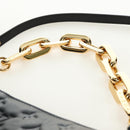 LOUIS VUITTON Monogram Emboss Kussan BB Bag Black M21259 LV Auth 189752SV-14