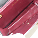 CHANEL Matelasse Chain Shoulder Bag Lamb Skin Black Gold CC Auth 189753V-9