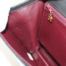 CHANEL Matelasse Chain Shoulder Bag Lamb Skin Black Gold CC Auth 189753V-25