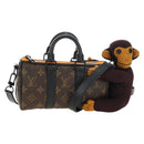 LOUIS VUITTON Monogram Monkey Puppet Keepall XS Bag M80118 LV Auth 189754SM-1