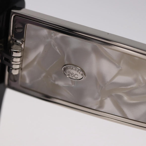 CHANEL Zonnebril metaal Zwart CC Auth 189755M