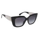CHANEL Zonnebril metaal Zwart CC Auth 189755M-1