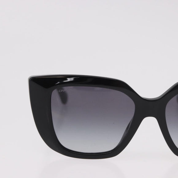 CHANEL Zonnebril metaal Zwart CC Auth 189755M