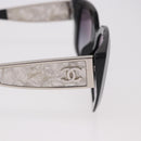 CHANEL Zonnebril metaal Zwart CC Auth 189755M-6