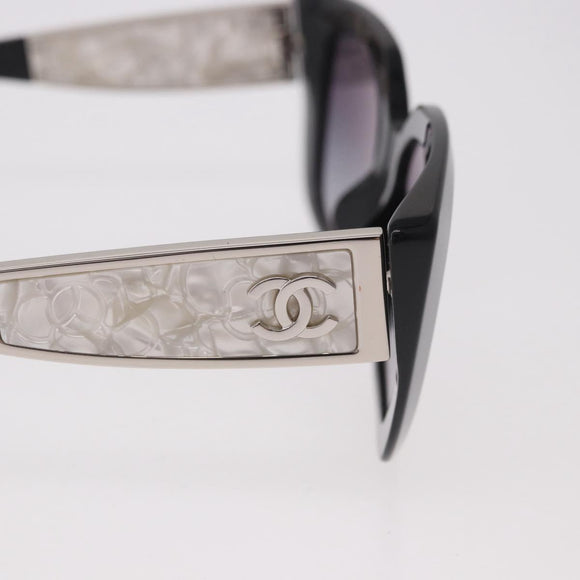 CHANEL Zonnebril metaal Zwart CC Auth 189755M