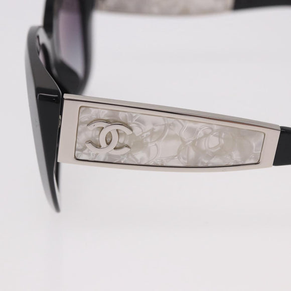 CHANEL Zonnebril metaal Zwart CC Auth 189755M