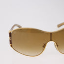 LOUIS VUITTON Jasmine Sunglasses metal Gold Tone Z0306U LV Auth 189759M-3