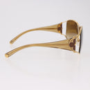 LOUIS VUITTON Jasmine Sunglasses metal Gold Tone Z0306U LV Auth 189759M-5