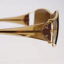 LOUIS VUITTON Jasmine Sunglasses metal Gold Tone Z0306U LV Auth 189759M-6