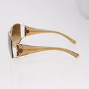 LOUIS VUITTON Jasmine Sunglasses metal Gold Tone Z0306U LV Auth 189759M-7