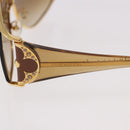 LOUIS VUITTON Jasmine Sunglasses metal Gold Tone Z0306U LV Auth 189759M-8