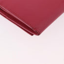 PRADA Chain Shoulder Wallet Safiano leather Pink Gold Auth 189760-16
